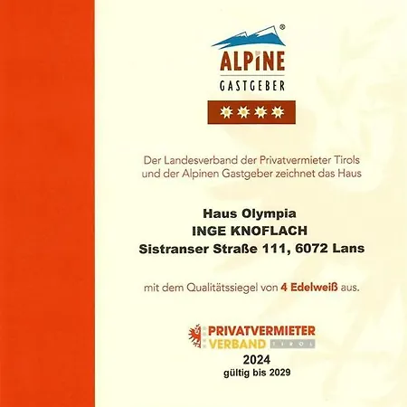 Haus Olympia Apartamento